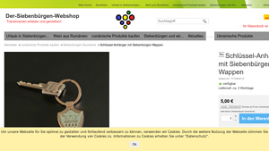 Transilvanus - Schlüssel-Anhänger mit Siebenbürgen-Wappen
