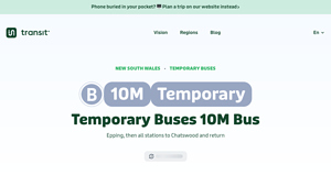 TransitApp - Temporary Bus Service