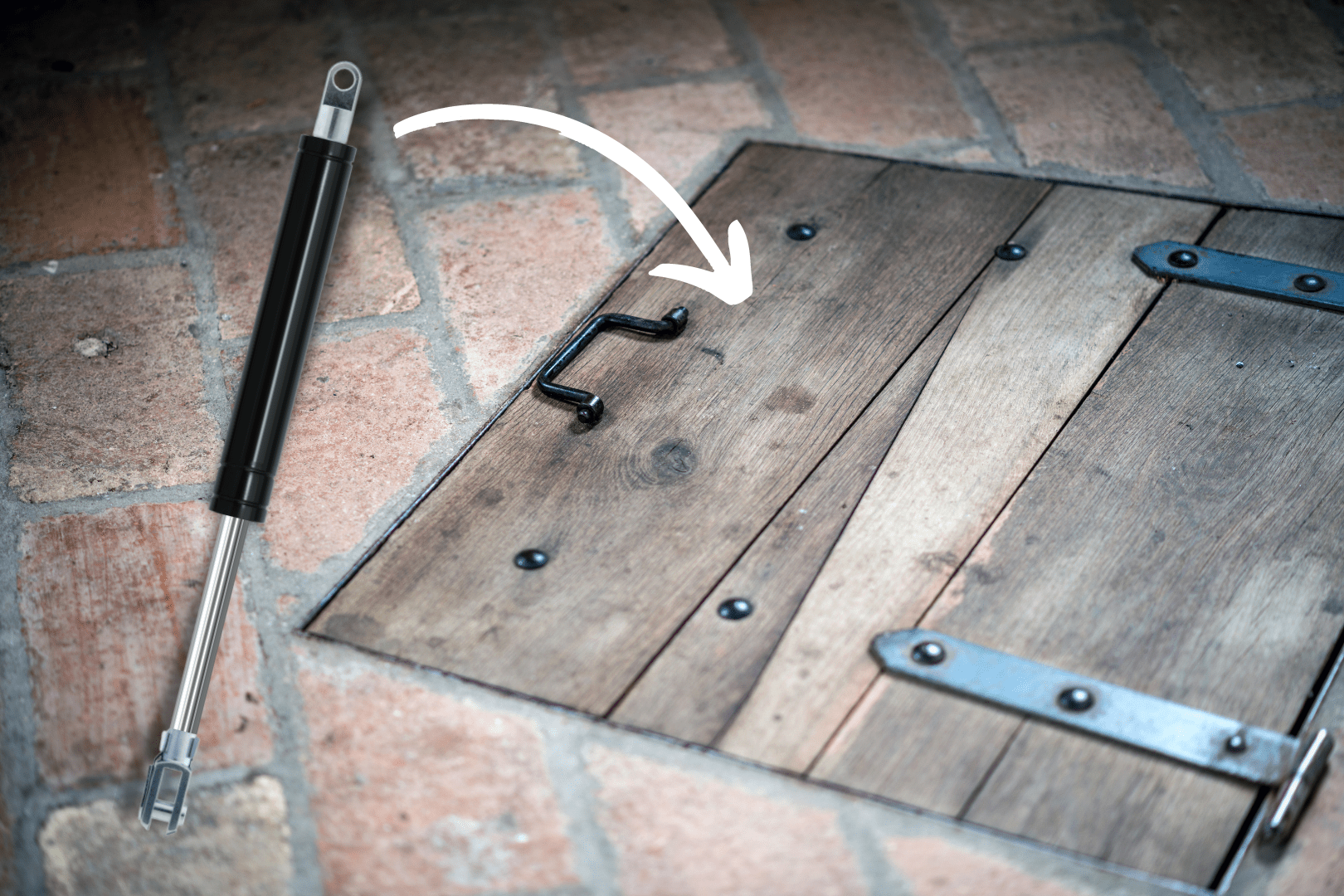 An application scenario or product detail of trap door hinges - Image 1
