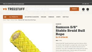 Samson - 5/8 Stable Braid Bull Rope