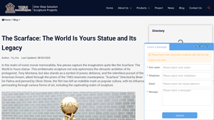Trevistatue - Scarface: The World Is Yours Statue