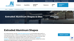 Tri-State Aluminum - Custom Die Creation & Standard Extrusions