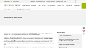 Tribotec - Loxeal and Silicone Adhesives
