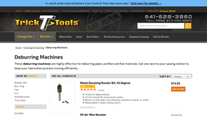 Trick Tools - Deburring Machines