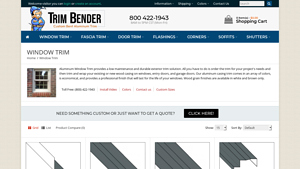 Trimbender - Custom Aluminum Drip Cap