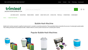 Trimleaf - Bubble Hash Machine