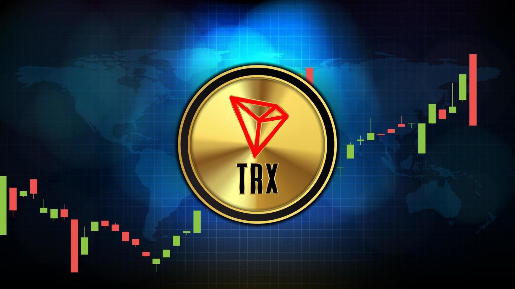 Featured image for tron coin - abstract futuristic technology ...