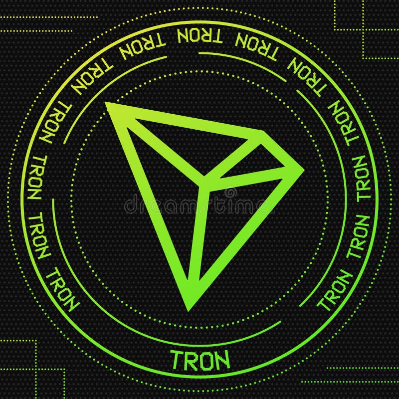Featured image for tron coin - TRON TRX Symbol with Crypto Currency ...