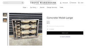 Trove Warehouse - Concrete Mold-Large