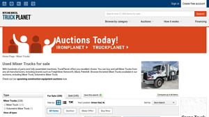 Mixer Trucks - Freightliner, Kenworth, Mack, Peterbilt