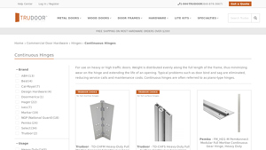 TruDoor - Continuous Hinges for Commercial Doors