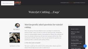 TrueForm Design - Waterjet Cutting Solutions