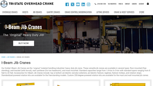 TS Overhead Crane - I-Beam Jib Cranes