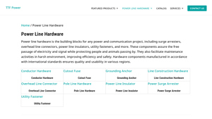 TTF Power - Power Line Hardware