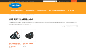Tune Belt - Sport Armbands for iPods & MP3 Players