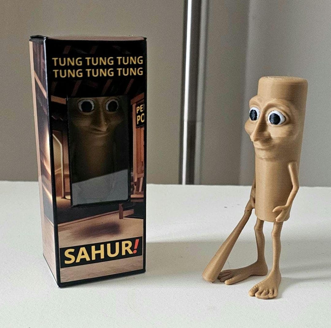 An application scenario or product detail of tung tung tung sahur toy - Image 2