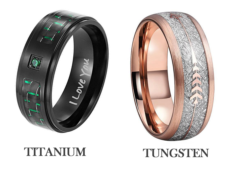 An application scenario or product detail of tungsten carbide vs titanium rings - Image 6