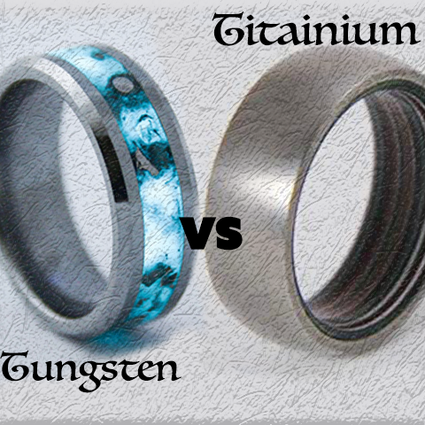 Featured image for the tungsten carbide vs titanium rings guide