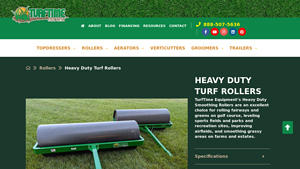 TurfTime Equipment - Heavy Duty Turf Rollers