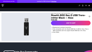 Turtle Beach - Stealth 600 Gen 2 USB Xbox Replacement Transmitter