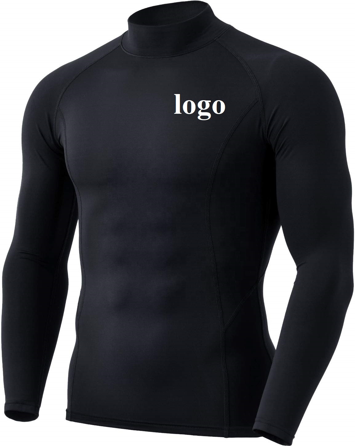An application scenario or product detail of turtleneck compression shirt - Image 8