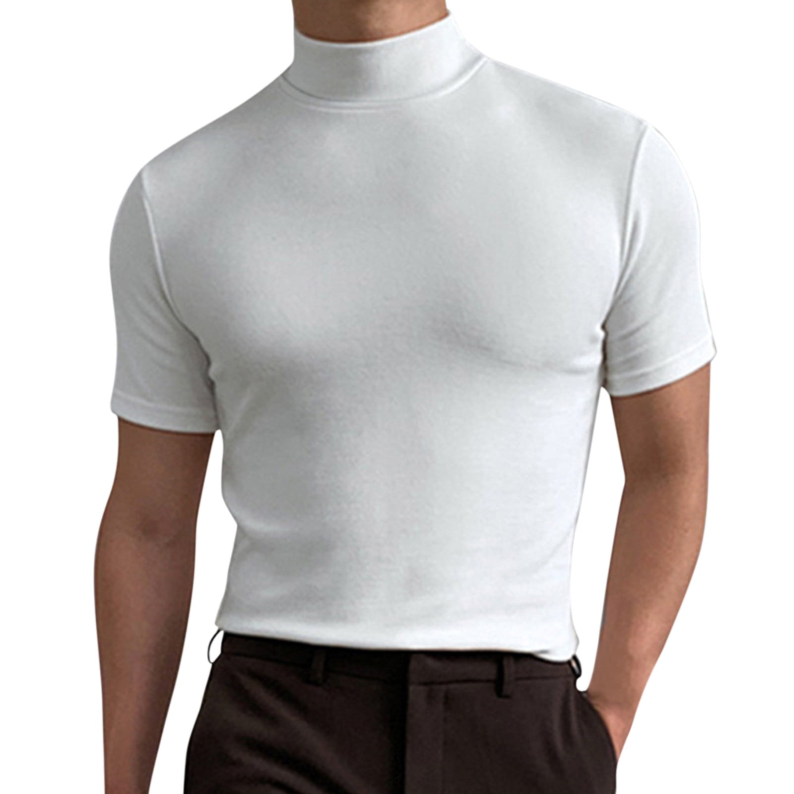 An application scenario or product detail of turtleneck compression shirt - Image 10
