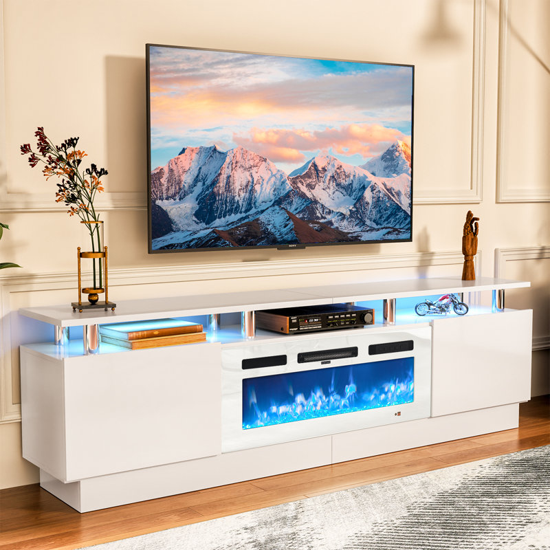 An application scenario or product detail of tv stand with led lights - Image 5