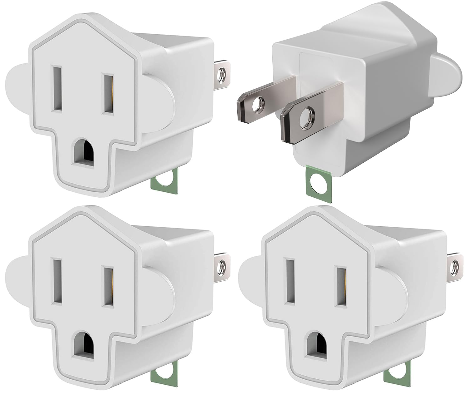 An application scenario or product detail of two pronged plugs are designed for home use - Image 3