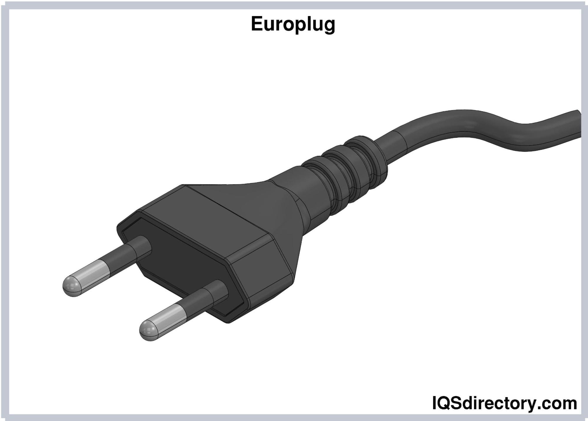 An application scenario or product detail of two pronged plugs are designed for home use - Image 14