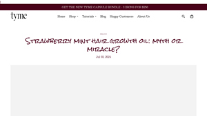 Tymestyle - Strawberry Mint Hair Growth Oil