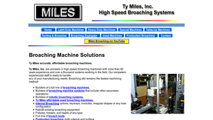Ty Miles - High Speed Broaching Machines