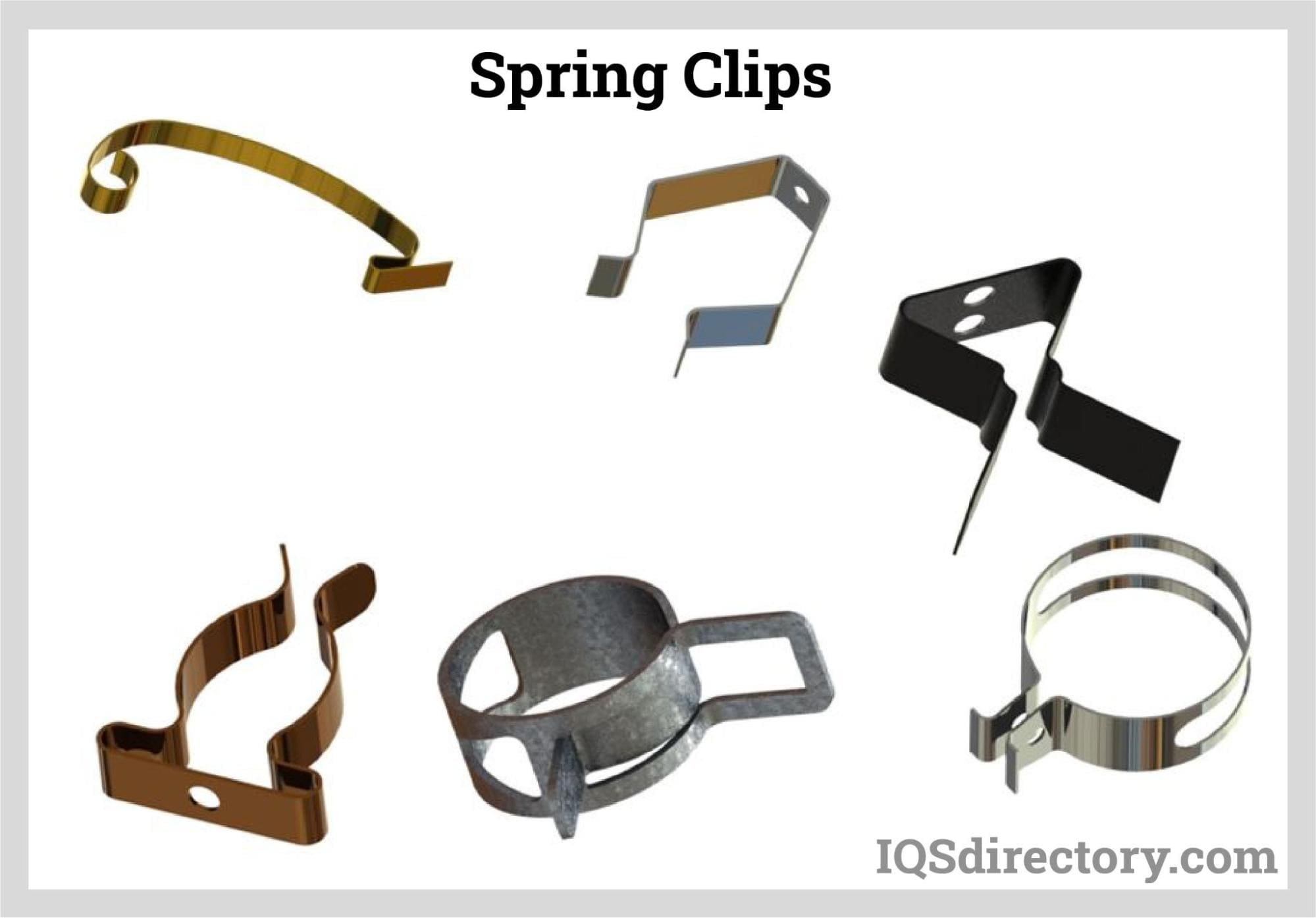 An application scenario or product detail of types of spring clips - Image 2