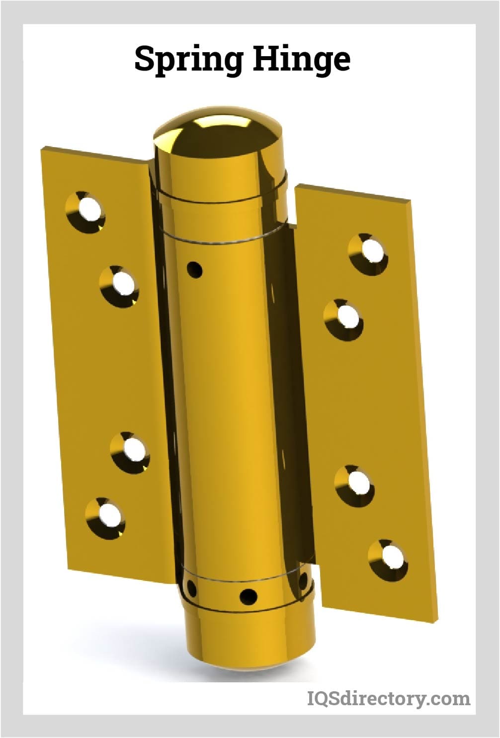 An application scenario or product detail of types of spring hinges - Image 2