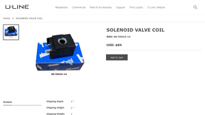 U-Line - Solenoid Valve Coil