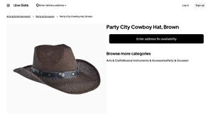 Party City - Cowboy Hat
