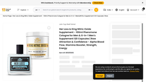 Her Loss - King Nitric Oxide Supplement & Pheromone Cologne for Men