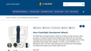 Uguard - Stun Flashlight Shockproof