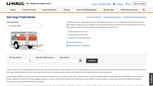 U-Haul - 4x8 Cargo Trailer Rental