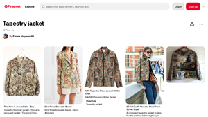 Tapestry - Floral Jacquard Jacket