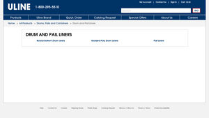 ULINE - Drum Liners