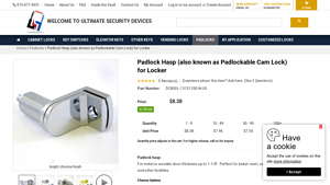 Ultimate Security - Padlock Hasp