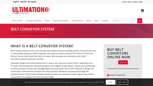Ultimation - Belt Conveyor Systems