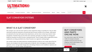 Ultimation - Slat Conveyors
