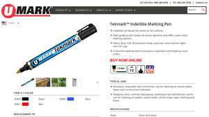 uMarkers - Indelible Oil-Based Markers