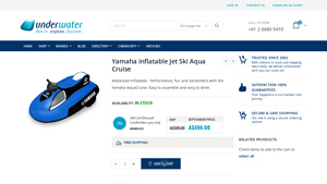 Yamaha - Aqua Cruise Inflatable Jet Ski