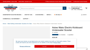 Asiwo - Mako Electric Kickboard Underwater Scooter