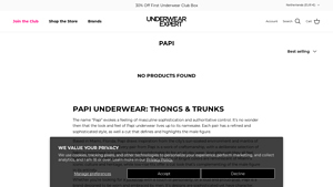 Papi Underwear - Thongs and Trunks