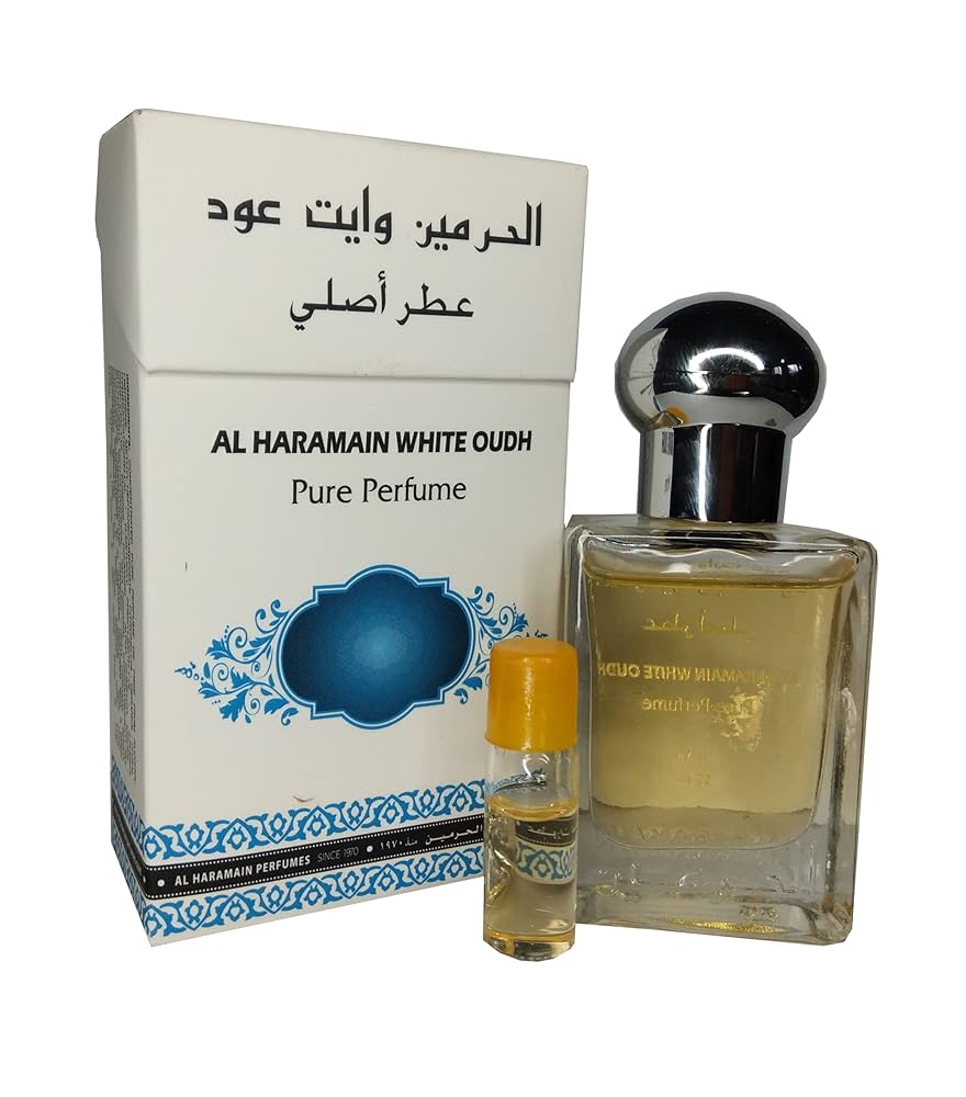 An application scenario or product detail of unisex white oudh perfume oil 0.5 oz fragrances - Image 1