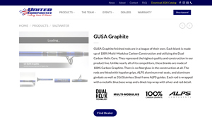 United Composites - GUSA Graphite Rods