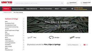 United Fasteners - Pins, Clips, and Springs